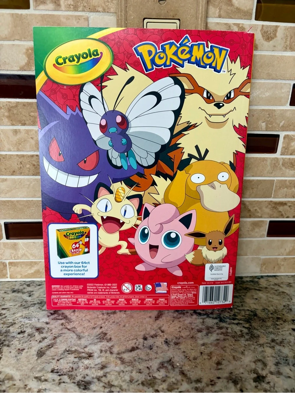 Bendon & Crayola Pokémon Super Coloring & Sticker Set